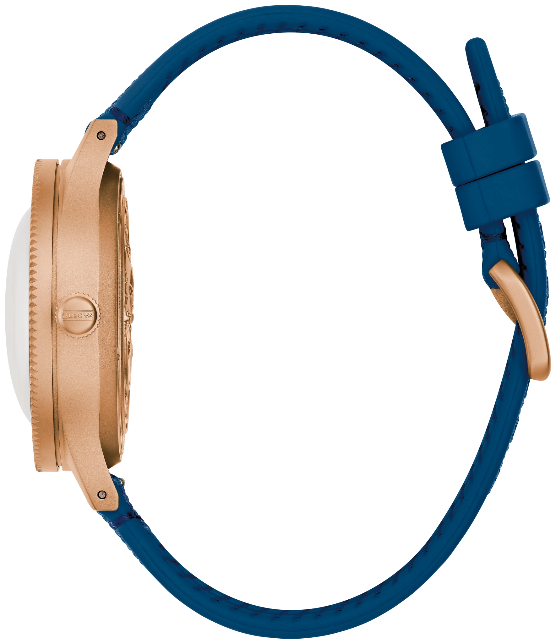 Blue Dial CORDURA® + HNBR Strap MIL SHIPS 98A325 | Bulova